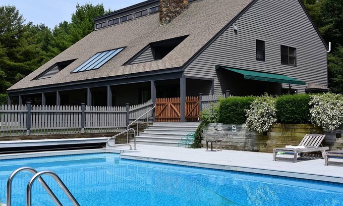 Canaan House | 22 ACRE 7 BR PRIVATE ESTATE WITH POOL, GUEST HOUSE AND SWEEPING BERKSHIRES VIEW