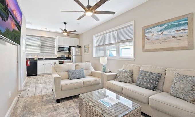 Brigantine Condo | 231 33rd st, Unit C (back lower) · Surfer's Hideway ★ Parking ★ Near Lighthouse