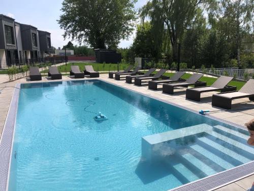 Neusiedl am See Apartment | 25h SPA-Residenz POOLs IN & OUT, private Garden & Beach