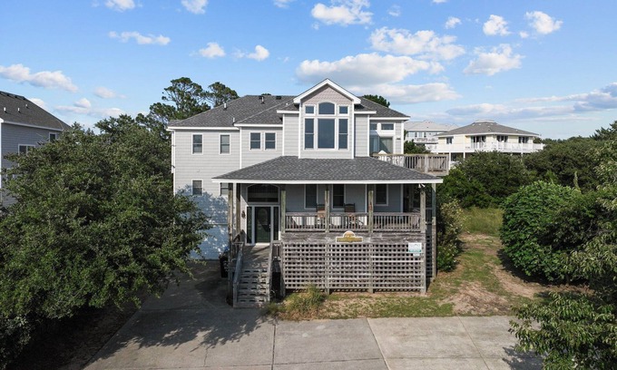 Carolina Dunes House | 2820 - Dabbling Duck, Fun Duck vacation home with panoramic sound views and breathtaking sunsets
