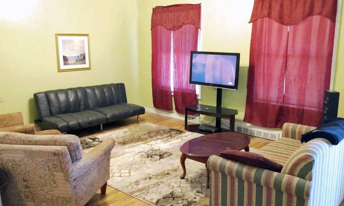 Ellis Historical District House | 2BR, 1.5BA, Pet-friendly, Lower duplex w/finished basement + large backyard!
