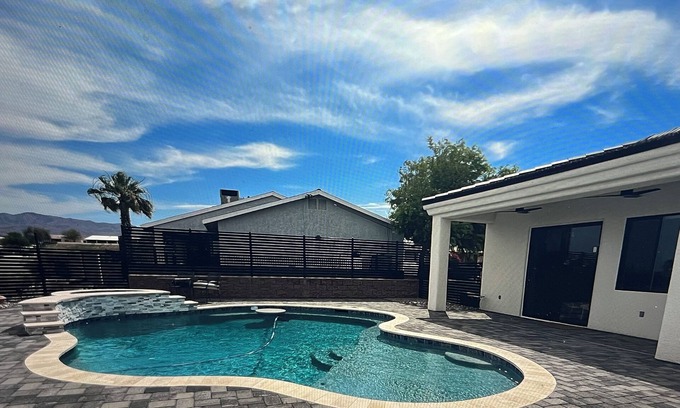 Lake Havasu City House | 2years new modern bungalow Lake and pool views in Lake Havasu City pet friendly