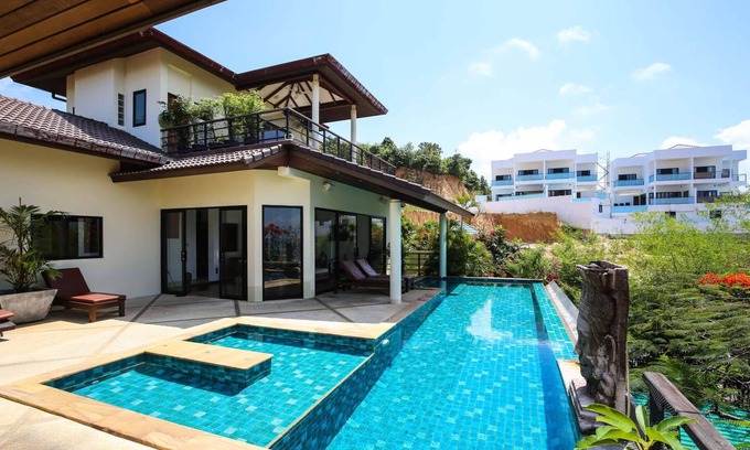 Moo 5 Villa | 3 Bed Seaview villa - 5 mins to Beach SDV262 by Samui Dream Villas