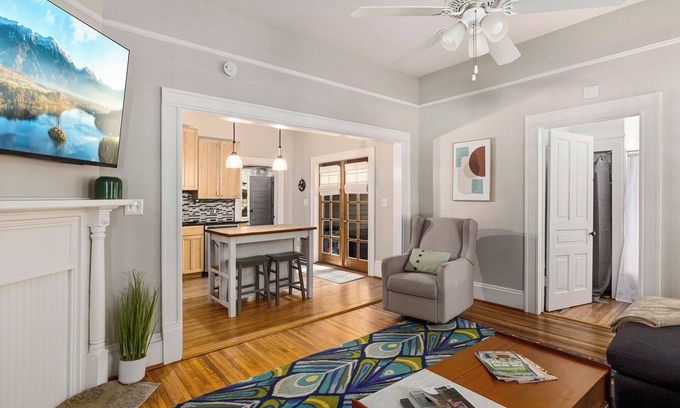 Plaza Midwood House | 3-bedroom Bungalow, view of Uptown, walking distance to historic Plaza Midwood.