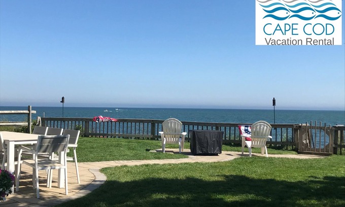 Dennis Port House | 3 Home Oceanfront Compound w/Private Beach & A/C. Enjoy this view every day!