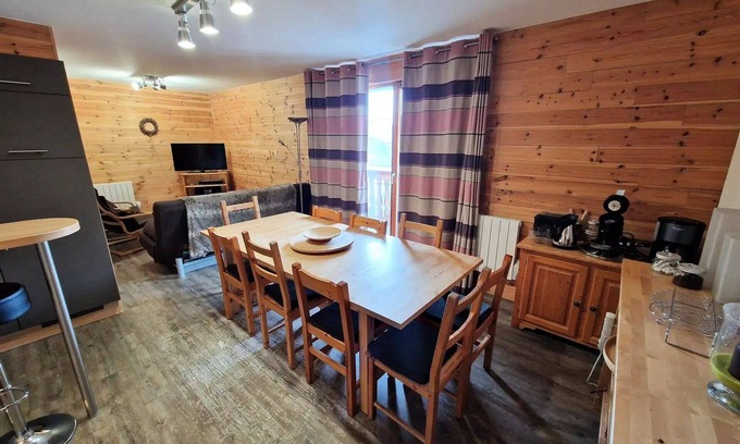 Valfrejus Apartment | 3 rooms +cabin 8/10personnes coeur station 55m²