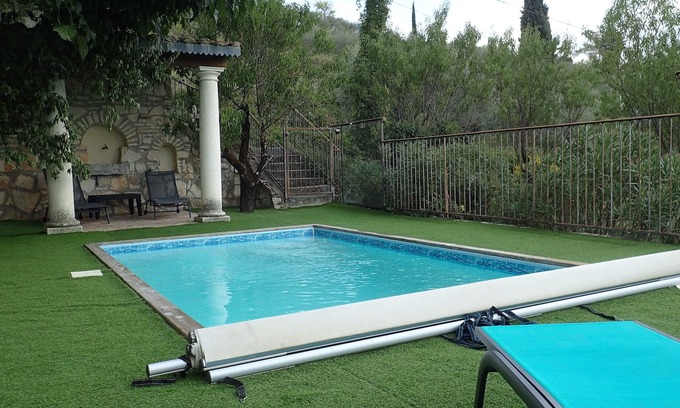 Ruoms Apartment | 3* self-contained apartment with private pool in the heart of a thousand olive trees.