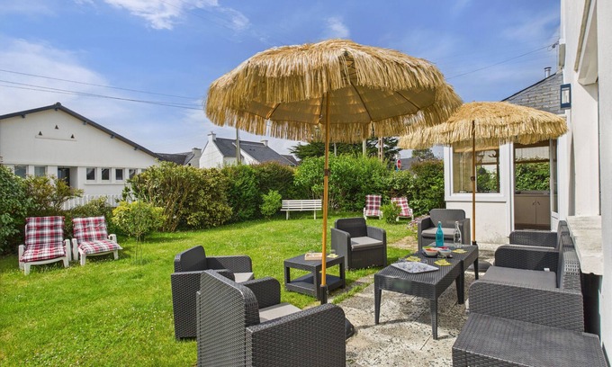 Ile-Tudy House | 350m from the beach – 4* rental for 8 with garden