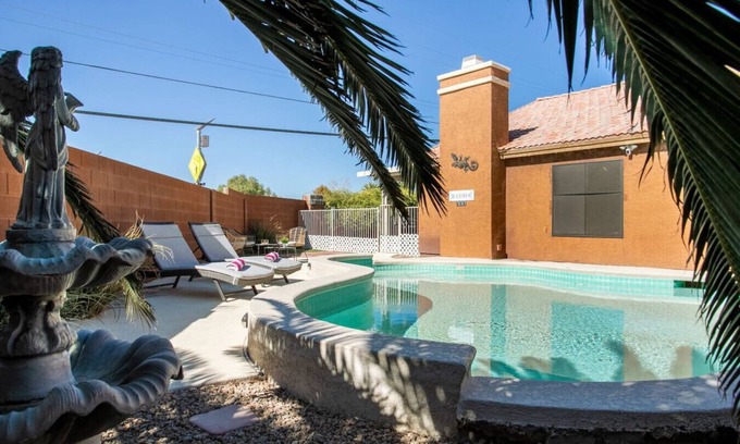North Las Vegas House | 3BD Home w/Gated Pool, Arcades, Ping Pong