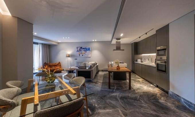 New Cairo House | 3Bedroom + Sofa bed with Garden Views & Pool GF