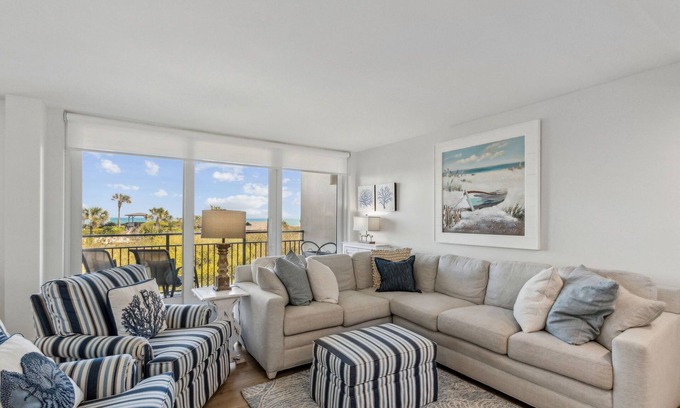 Fernandina Beach Condo | 4 bedroom, 3 bath oceanfront condo