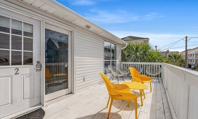 Crescent Beach Apartment | 4 Bedroom apartment with Pool!| Across from Beach