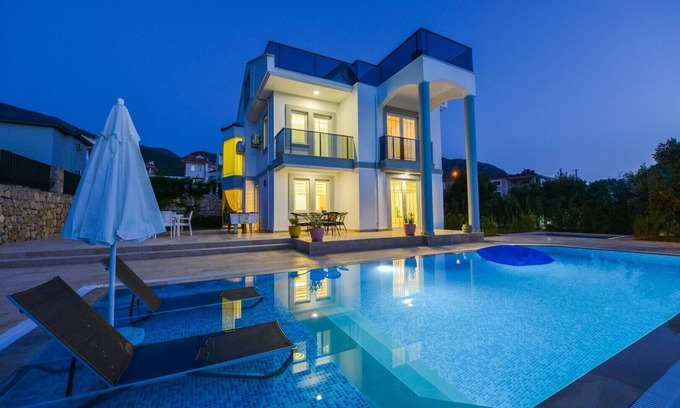 Oludeniz Villa | 4 bedroom luxury villa papaya for rent in ovacık oludeniz