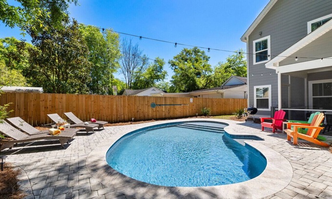 North Charleston Apartment | 4 Bedroom Park Circle Retreat with Pool!