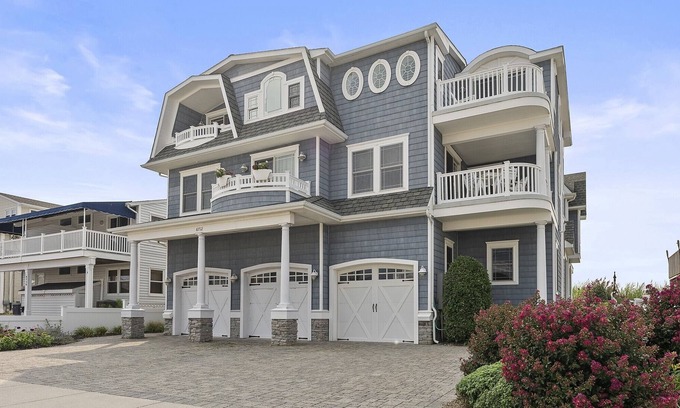 Sea Isle City House | 4 BR, 3 BA Luxury Bayfront Home with 4 Decks and an Elevator