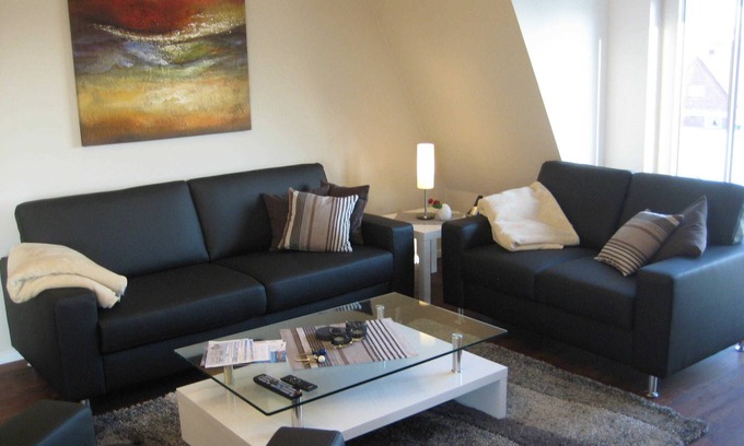 Busum Apartment | 4-room 205 Norderney 3Balk Spülm. 2Bäder (BC 5) - BUE - Appartementhaus Westwind