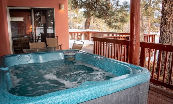 Pagosa Springs Cabin | 5 * ADOBE HOME*HOT TUB*WALK TO LAKE*FISH*HIKE*RECREATION CTR