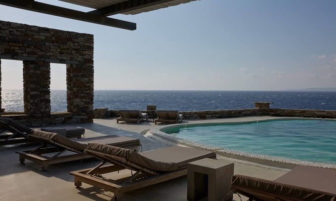 Kea Villa | 5 bedroom villa with pool ,sunset views, direct access to the sea