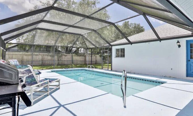 Palm Coast House | 50% off Snowbird Special- 4BD,2Bath, Lanai Pool