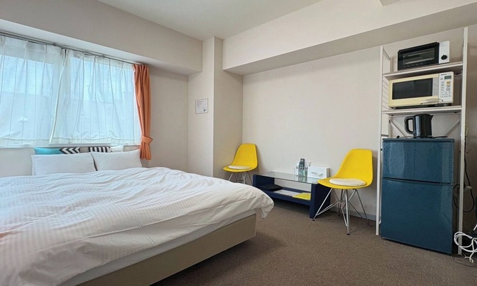 Kanazawa Apartment | 504 Double room with unit bath 1 queen bed Near Kanazawa Castle Park/Kanazawa Ishikawa