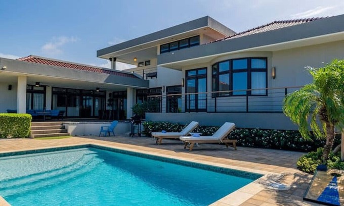 Malmok Villa | 5BR w/Private Pool, Balcony, Deck & Scenic Views at La Colina 11 by Bocobay