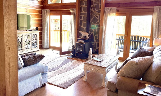 Waynesville Cabin | 60+ Acre Private Gated Estate