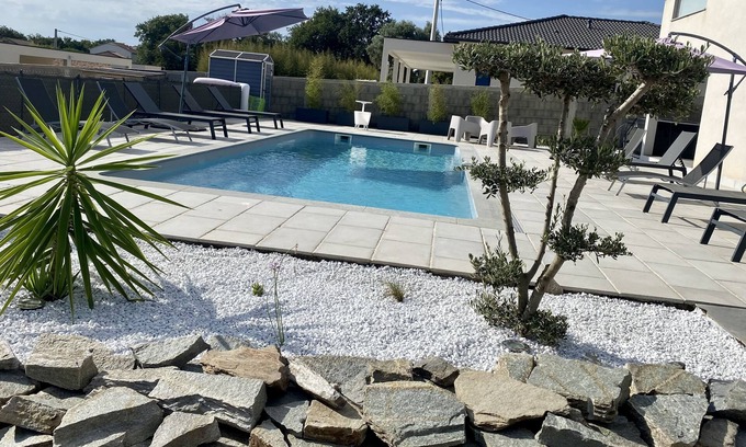 Santa-Lucia-di-Moriani Villa | 700m from the beach, villa with pool