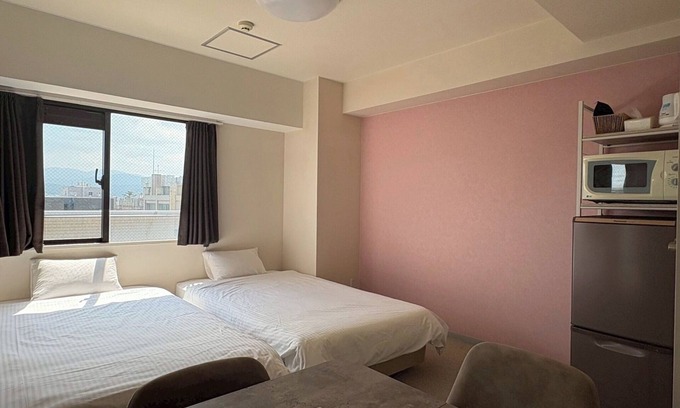Kanazawa Apartment | 704 Twin room with shower room 2 single beds Near Kanazawa Castle Park/Kanazawa Ishikawa