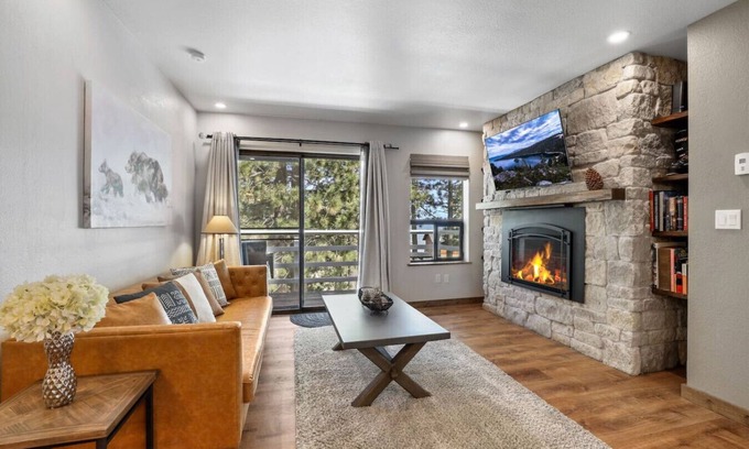 Tahoe Village Condo | 769 Tina Court · Tranquil 2BR Condo~WiFi~Deck~BBQ~Trails~Views!