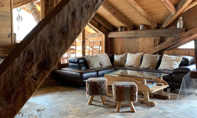 Champagny-en-Vanoise Apartment | 8-room duplex apartment in authentic chalet - La Plagne village resort