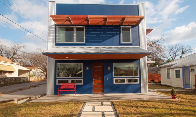 Hancock House | 850 sq ft, custom designed, modern home with two rooftop decks