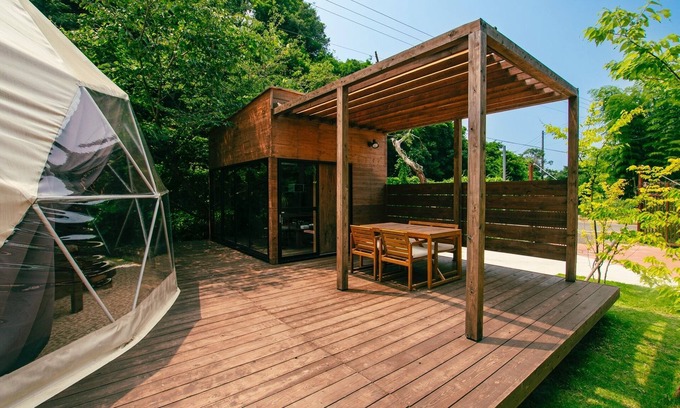 Sumoto RV Rental | a 1 night 2 meals included Dome Tent | Weekday /Sumoto City Hyōgo