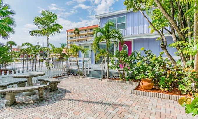 Madeira Beach Cottage | A 2 BR, 2 BA Downstairs Unit right across the street from John's Pass Village!