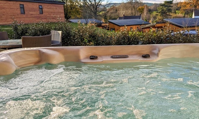 Chirk Bank Ski Chalet | A magnificent bespoke lodge perfect for a family escape with pets.