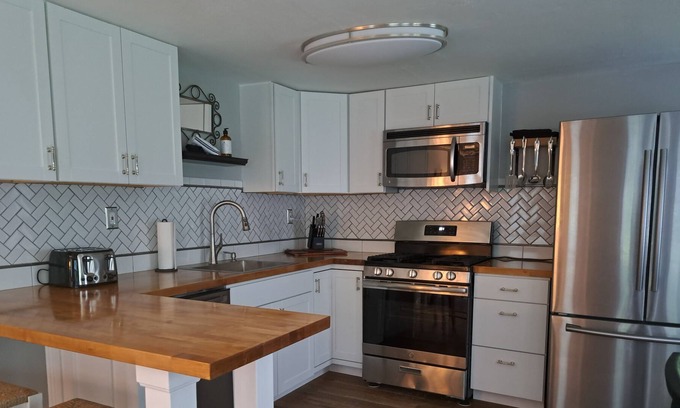 Birch Hill House | A privately located home/ newly renovated on National Forest a one of a kind.