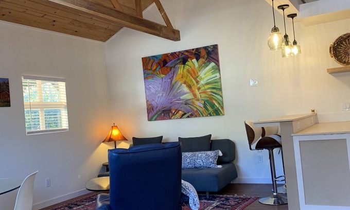 San Luis Obispo Apartment | A quiet place with a deck overlooking SLO creek.