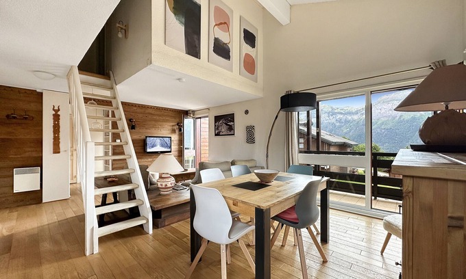 Les Carroz-d'Araches Apartment | ABA17 - Duplex 6 pers Proximité Centre