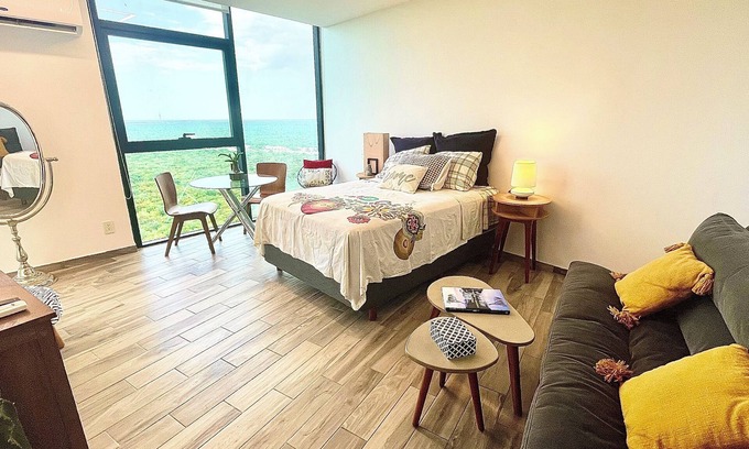 Merida Municipality Apartment | Acogedor estudio en Adamant Cabo Norte en Merida, perfecto parejas o home office