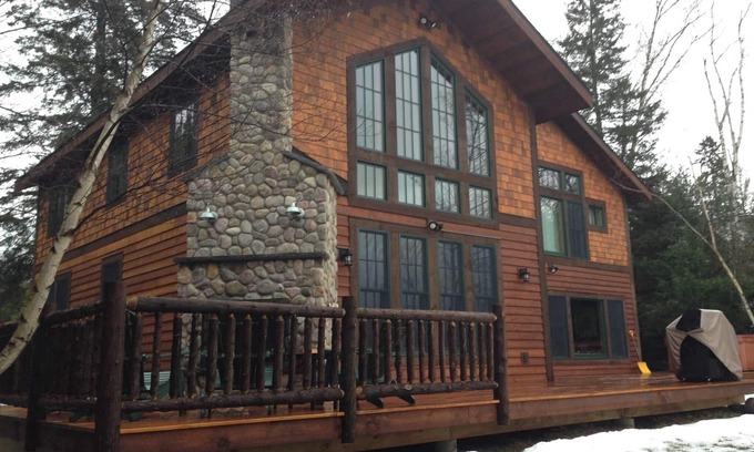 Lake Placid House | Adirondack Style Lodge Situated on Beautiful Mirror Lake
