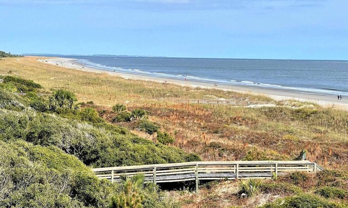 Folly Field Condo | Admiral's Row 412 - Sunrises from the Balcony