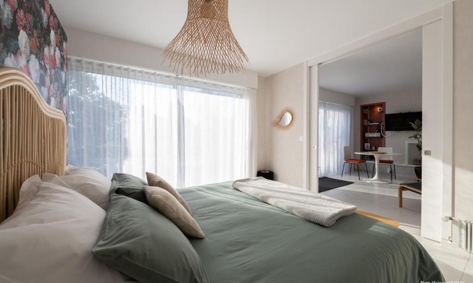 Fouesnant Apartment | Agapè, élégant T2, 4 étoiles, plage et GR34 3km, centre ville 750m