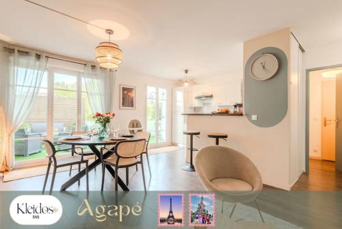 Magny-le-Hongre Apartment | Agapé by Kleidos -Disney à 10min, T2 , 4P, Parking gratuit et terrasse