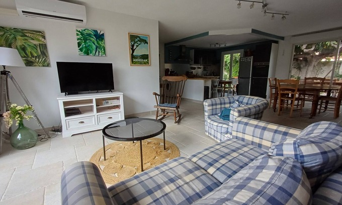 Armissan House | AIR CONDITIONED HOUSE IN ARMISSAN Narbonne with private pool.