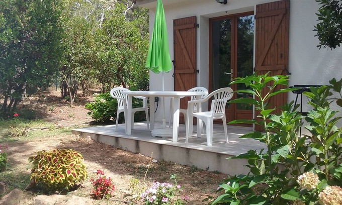 Porto-Vecchio Villa | Air-conditioned studio 700m from PALOMBAGGIA beach