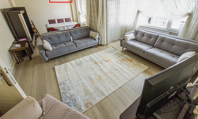 Bahcelievler Apartment | Air Conditioner - Clean 4 Room - 900Mt.Walk Metrobus-Metro-Mall