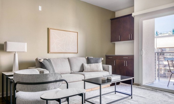 NoHo Arts District Apartment | Airy North Hollywood 2BR w/Gym & Pool, nr Westfield Mall, by Blueground