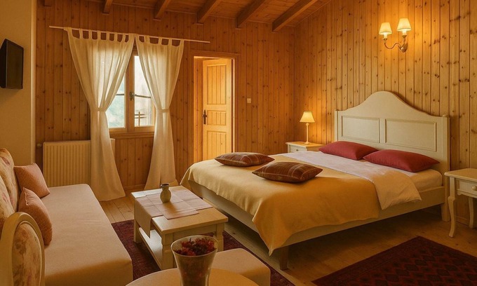 Tsivlos Apartment | Aithra Boutique Hotel Comfy Quad Lake View Room