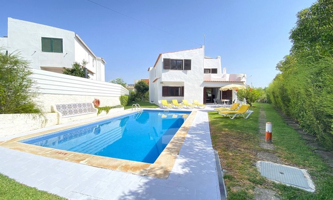 Santa Eulalia Villa | ALBUFEIRA VINTAGE DESIGN VILLA WITH POOL by HOMING