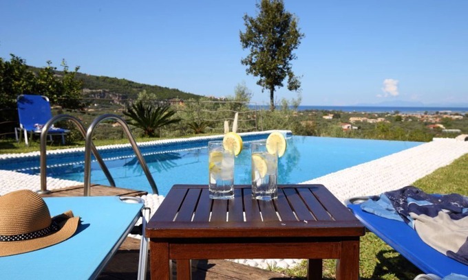 Lefkada Villa | Alea Resort- Dioni-Luxury private villa with pool-a great sea view-dreamy sunset