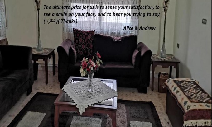 Madaba Apartment | Alice & Andrew Apt. Few Steps to Madaba Old City Center